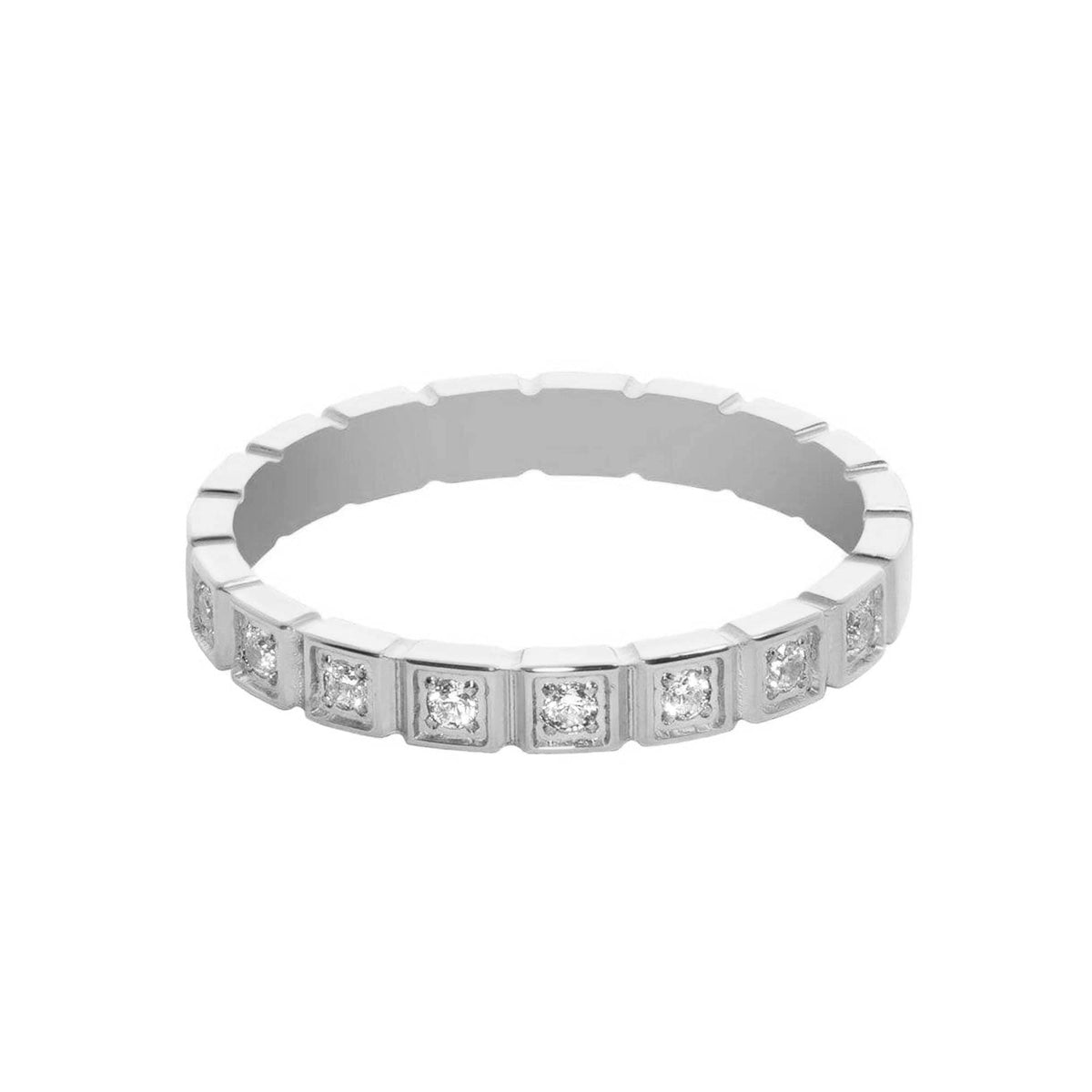 Urbanti Stainless Steel Himilaya Ring Silver / US 5 / UK J / EUR 49 (x small)