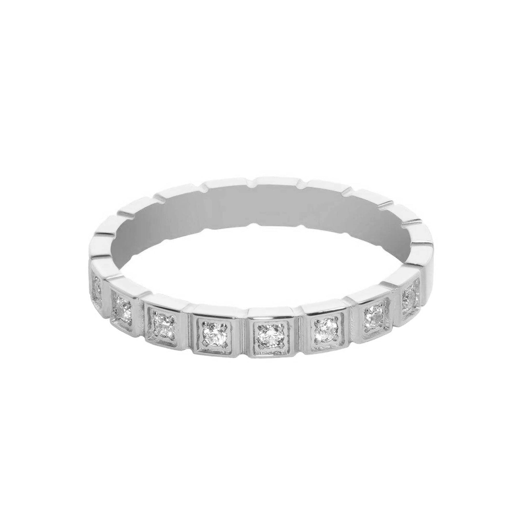 Urbanti Stainless Steel Himilaya Ring Silver / US 5 / UK J / EUR 49 (x small)