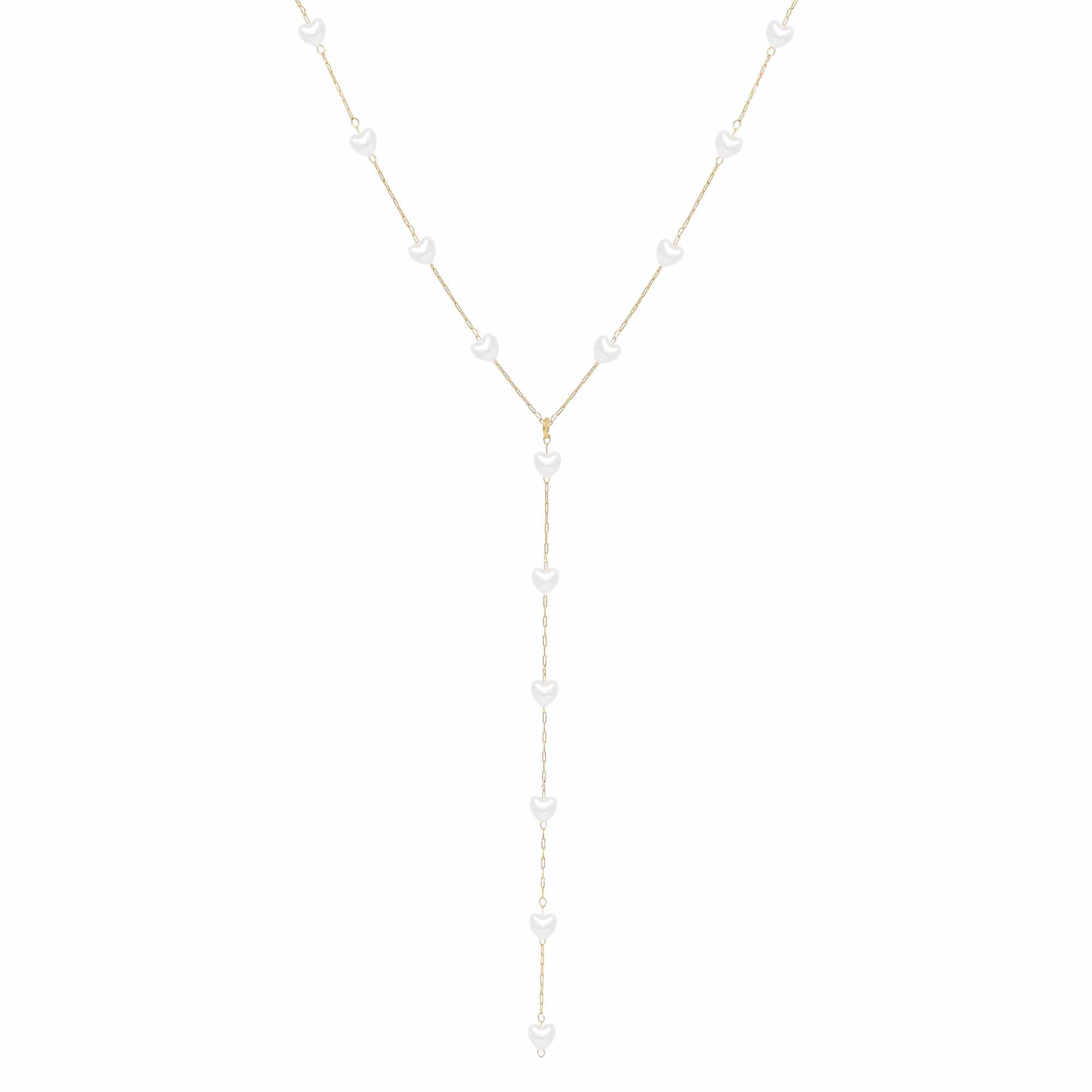 Urbanti Stainless Steel Holiday Romance Lariat Necklace