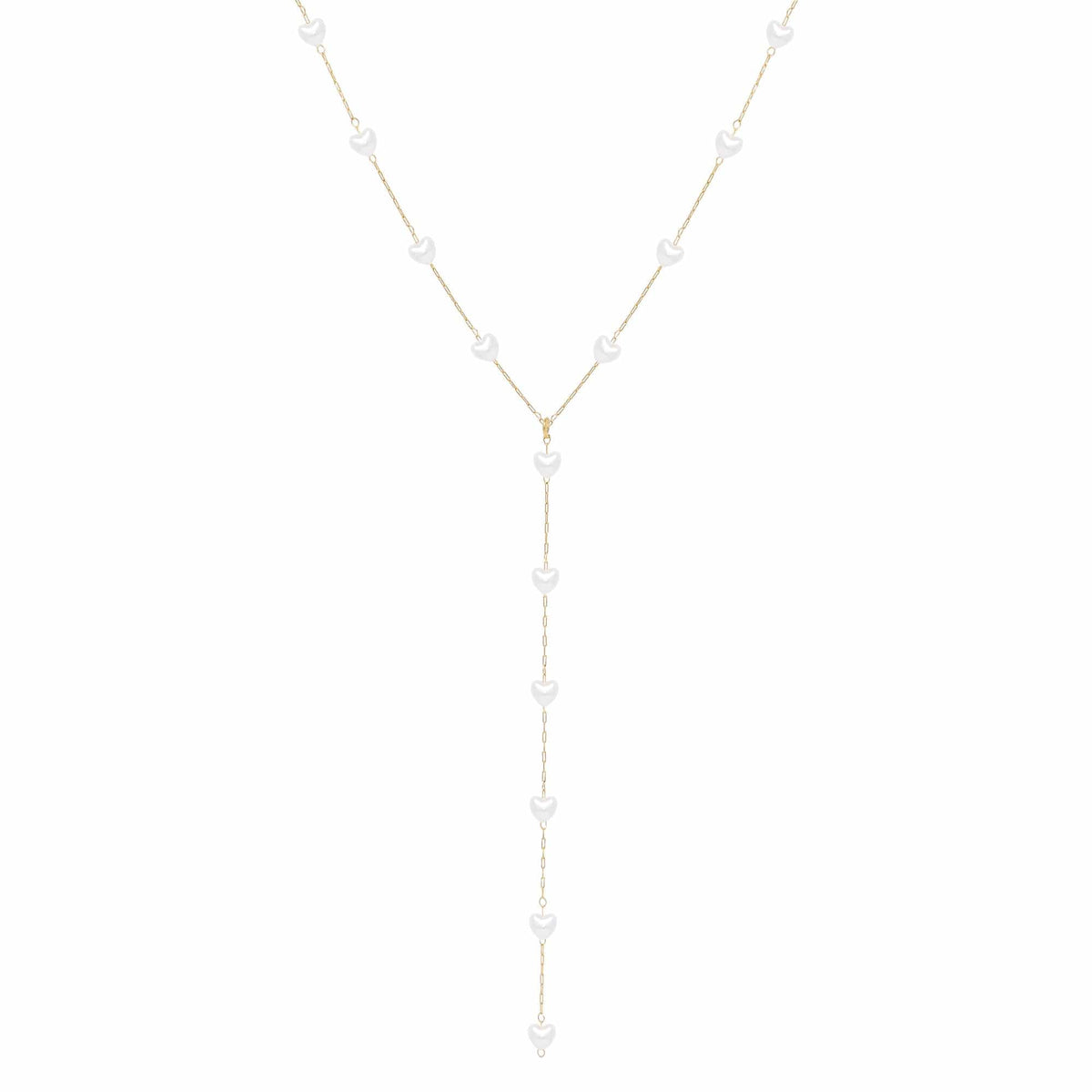 Urbanti Stainless Steel Holiday Romance Lariat Necklace