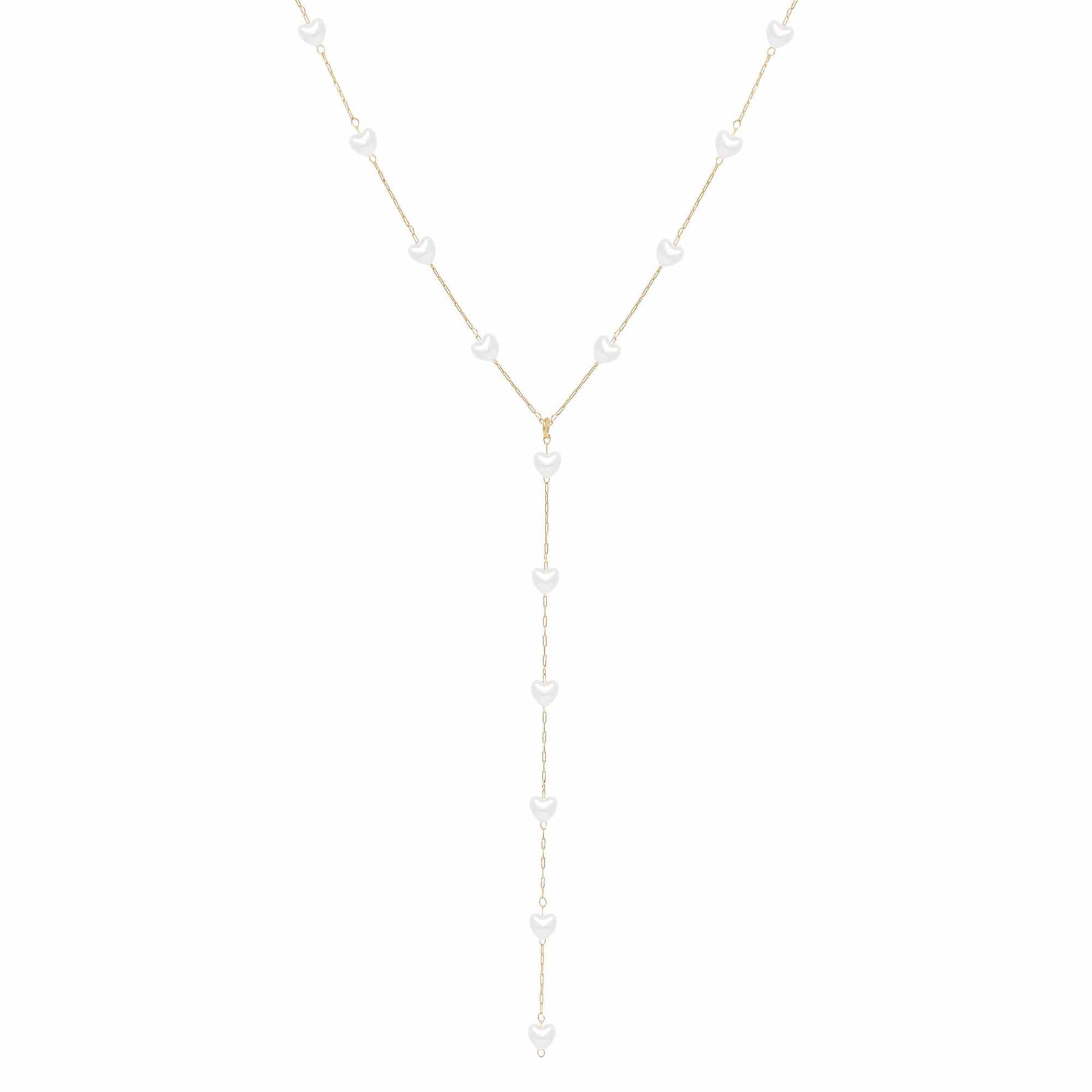 Urbanti Stainless Steel Holiday Romance Lariat Necklace