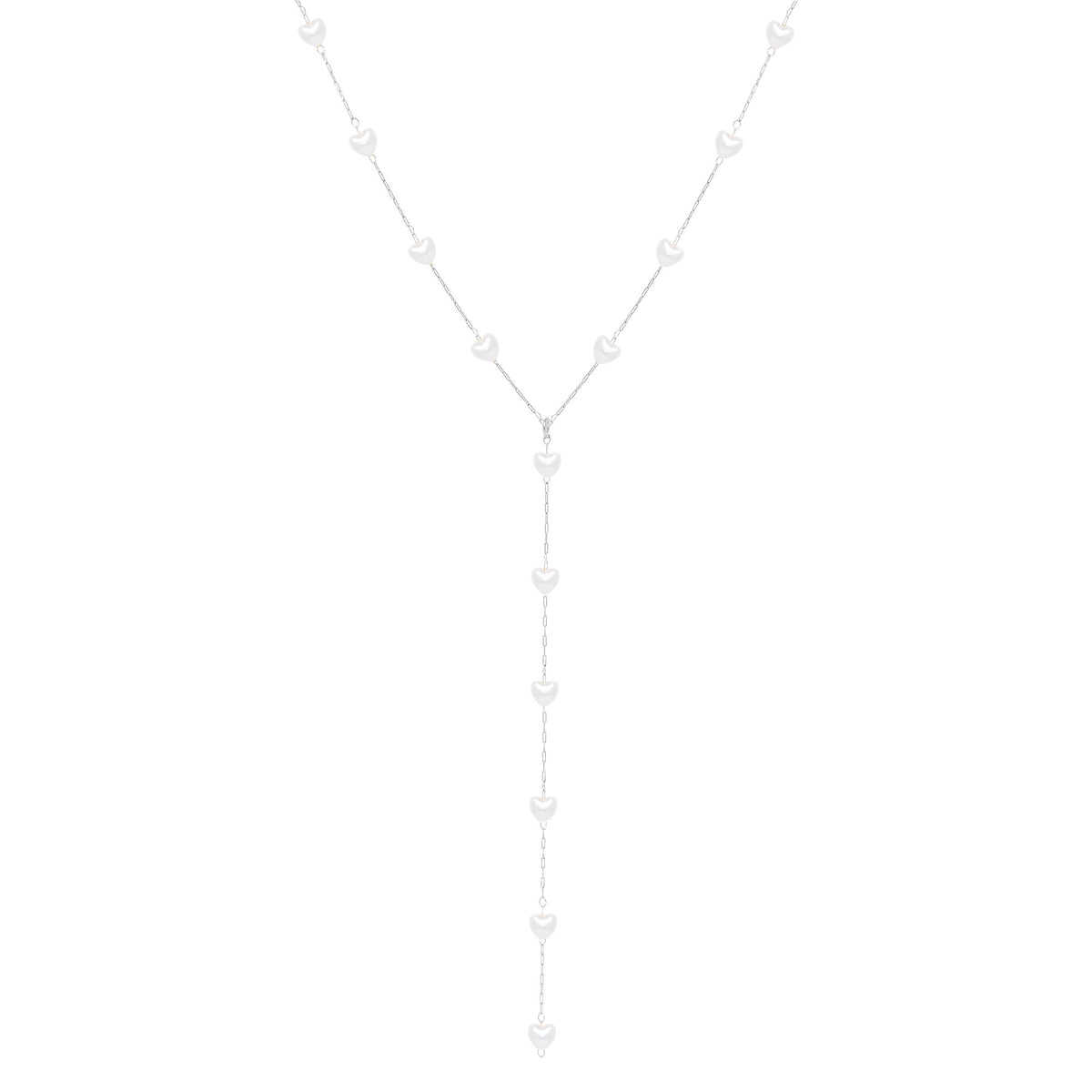 Urbanti Stainless Steel Holiday Romance Lariat Necklace
