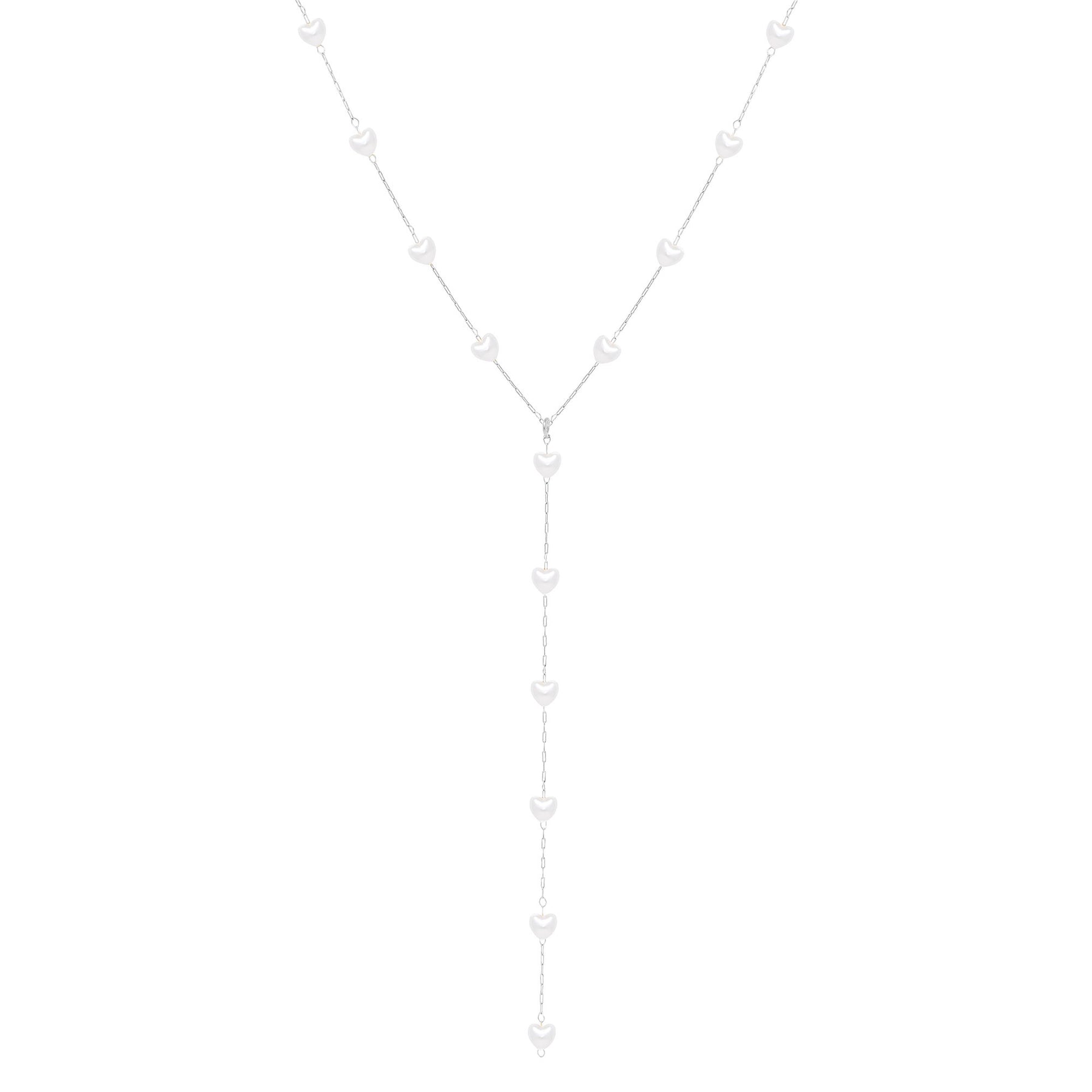 Urbanti Stainless Steel Holiday Romance Lariat Necklace