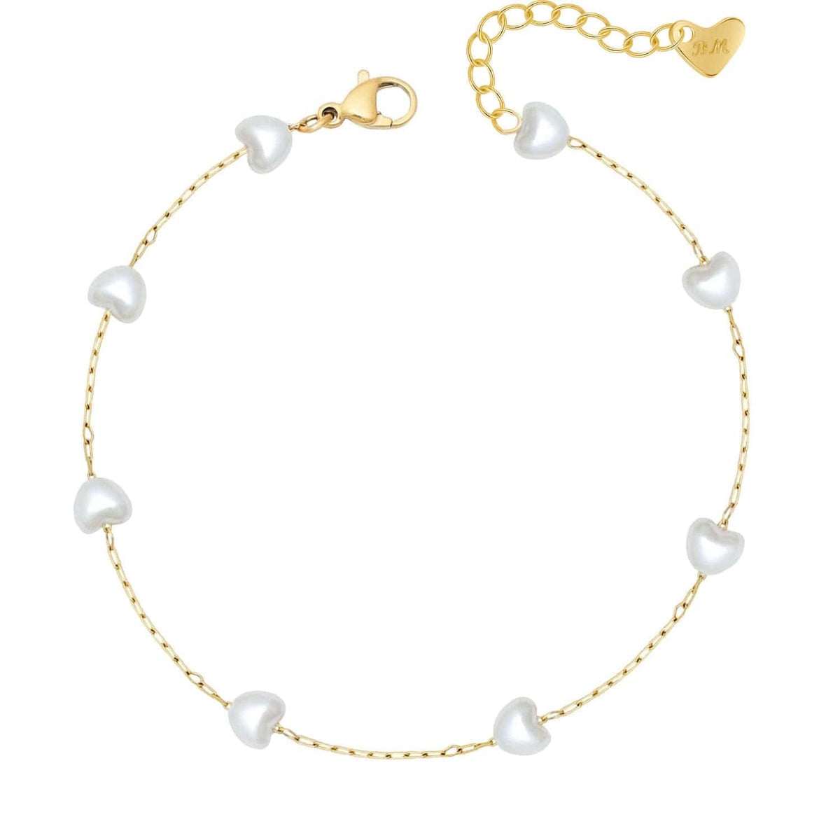 Urbanti Stainless Steel Holiday Romance Pearl Bracelet