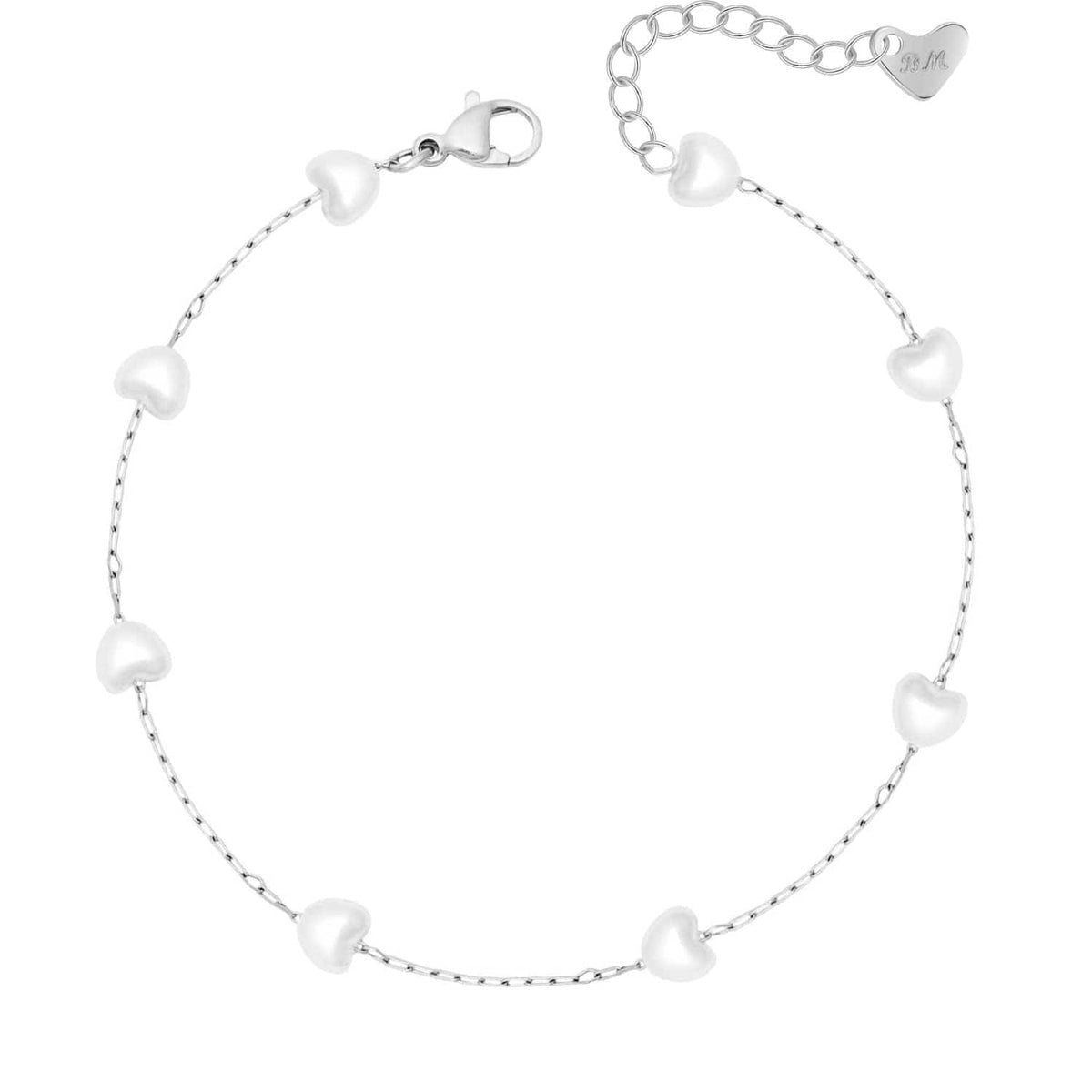 Urbanti Stainless Steel Holiday Romance Pearl Bracelet