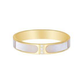 Urbanti Stainless Steel Ines Pearl Ring