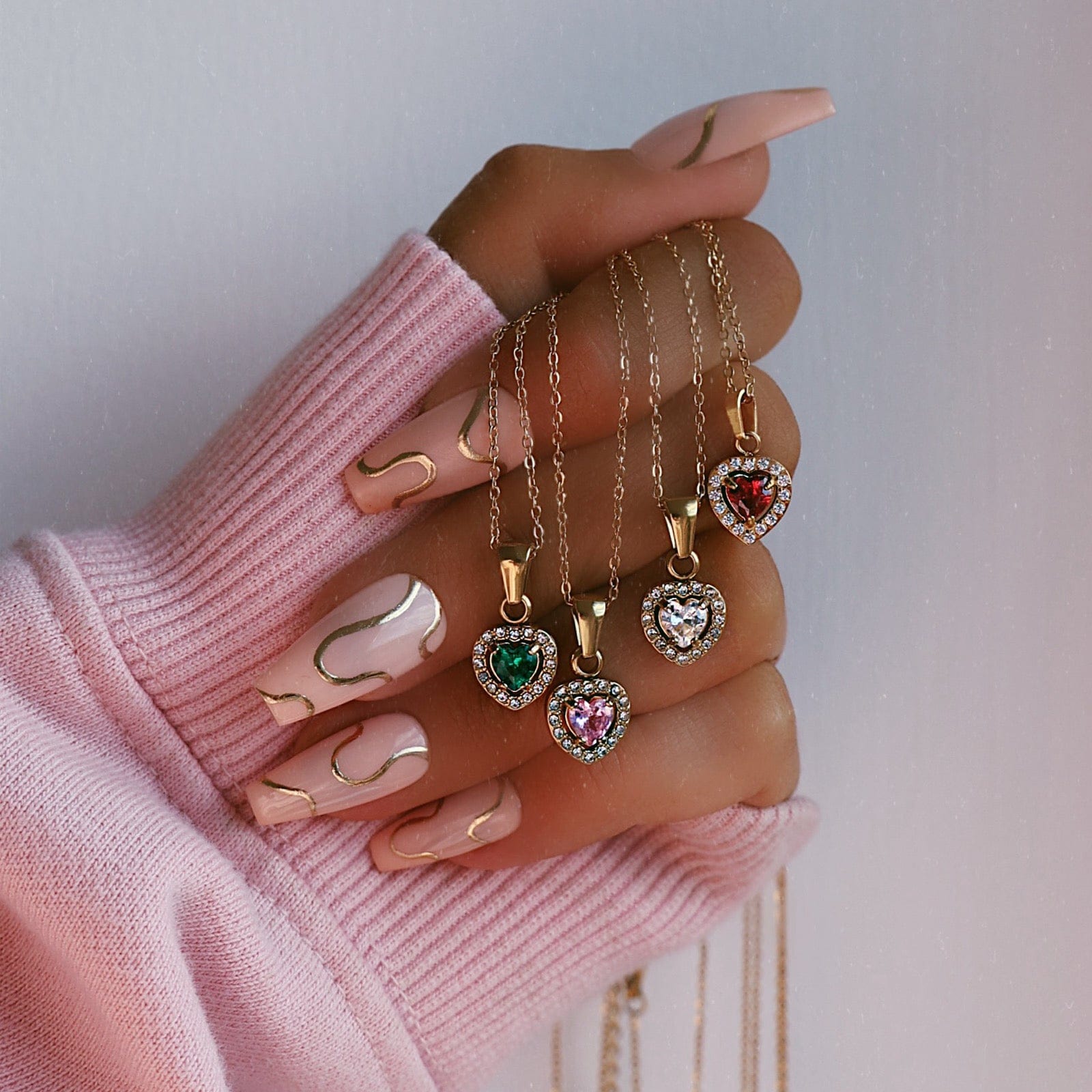 Urbanti Stainless Steel Infinity Heart Necklace