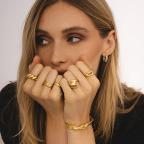 Urbanti Stainless Steel Intertwined Ring