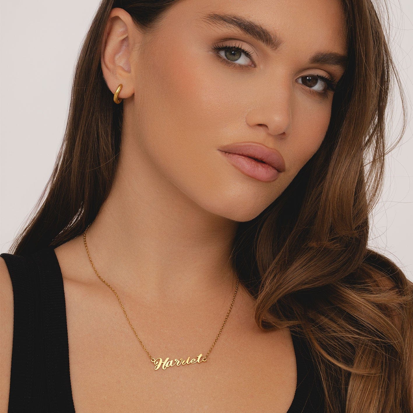 Urbanti Stainless Steel Personalised Name Necklace - Italic