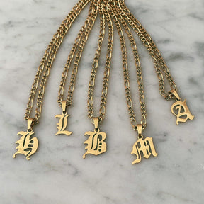 Urbanti Stainless Steel Ivy Initial Choker / Necklace