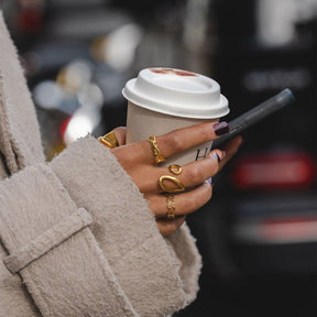 Urbanti Stainless Steel J'adore Ring