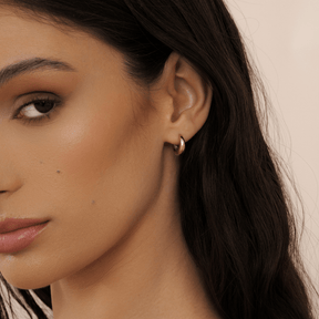 Urbanti Stainless Steel Janelle Hoop Earrings