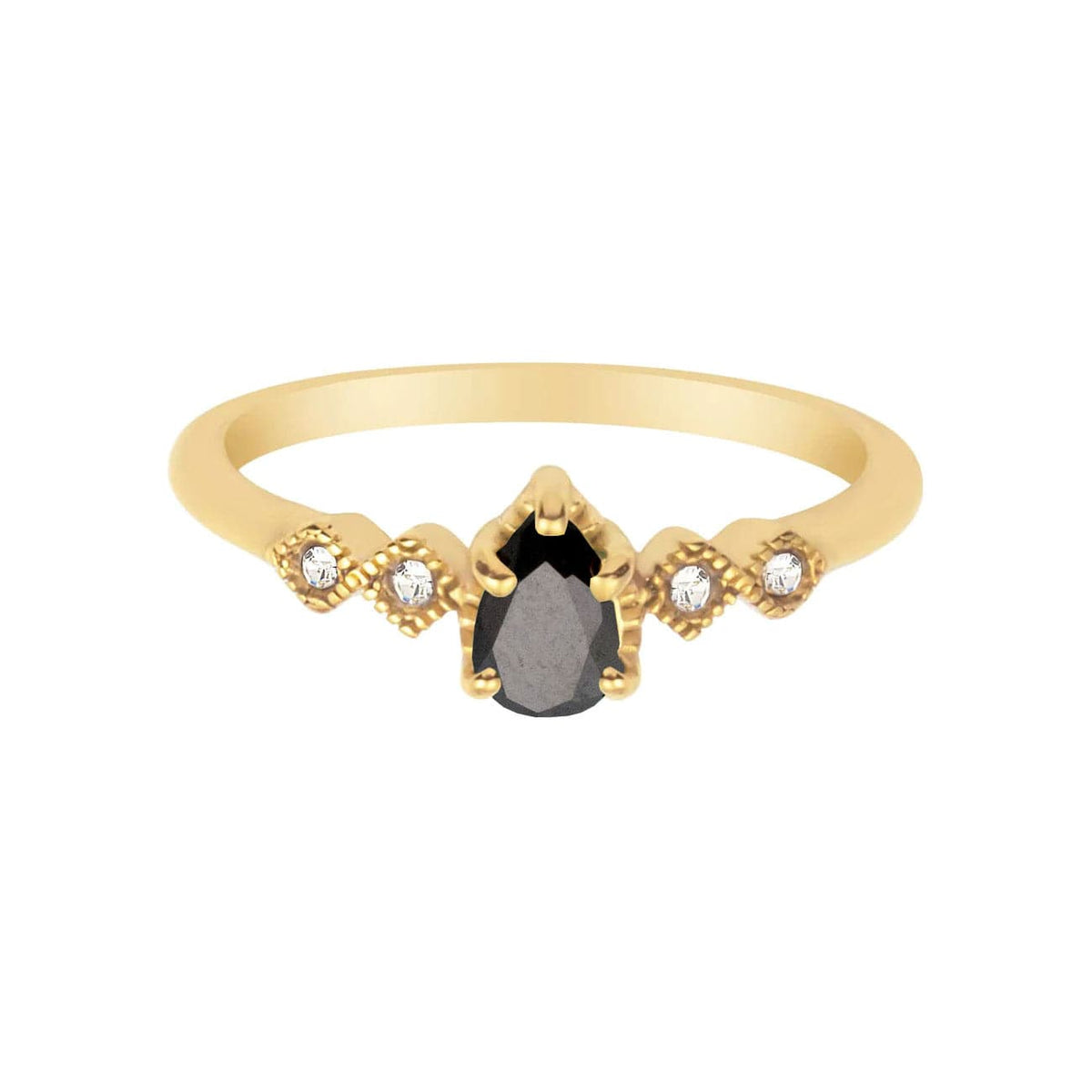 Urbanti Stainless Steel Jasmine Ring