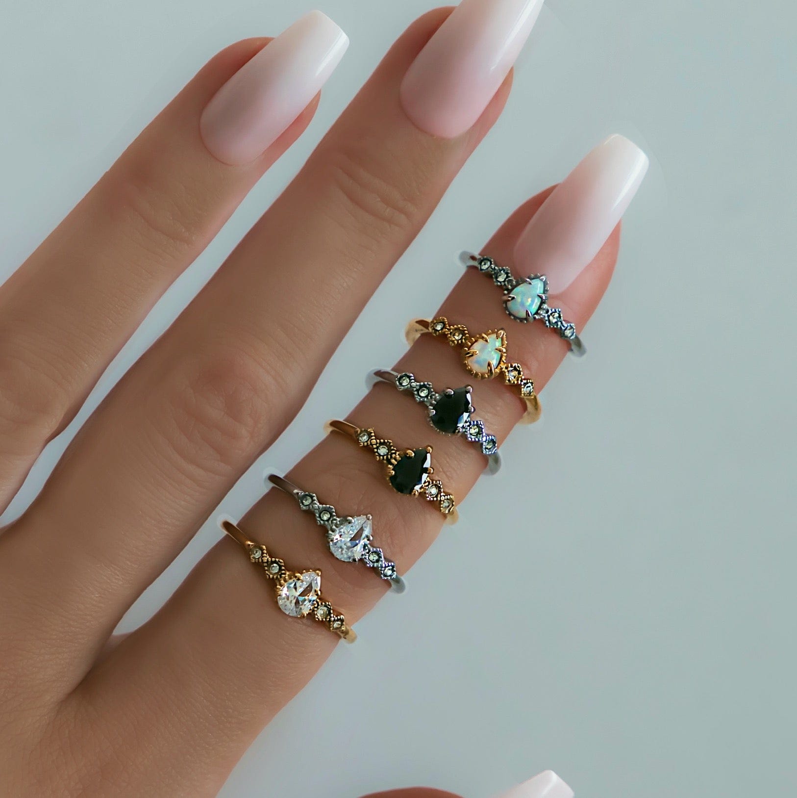 Urbanti Stainless Steel Jasmine Ring