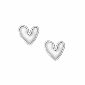 Urbanti Stainless Steel Je T'aime Stud Earrings