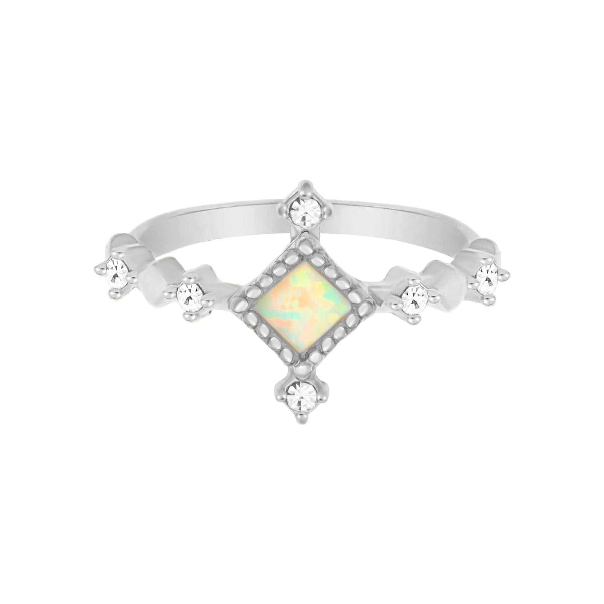 Urbanti Stainless Steel Joelle Opal Ring