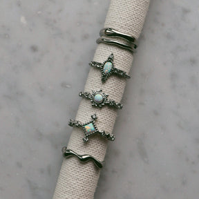 Urbanti Stainless Steel Joelle Opal Ring