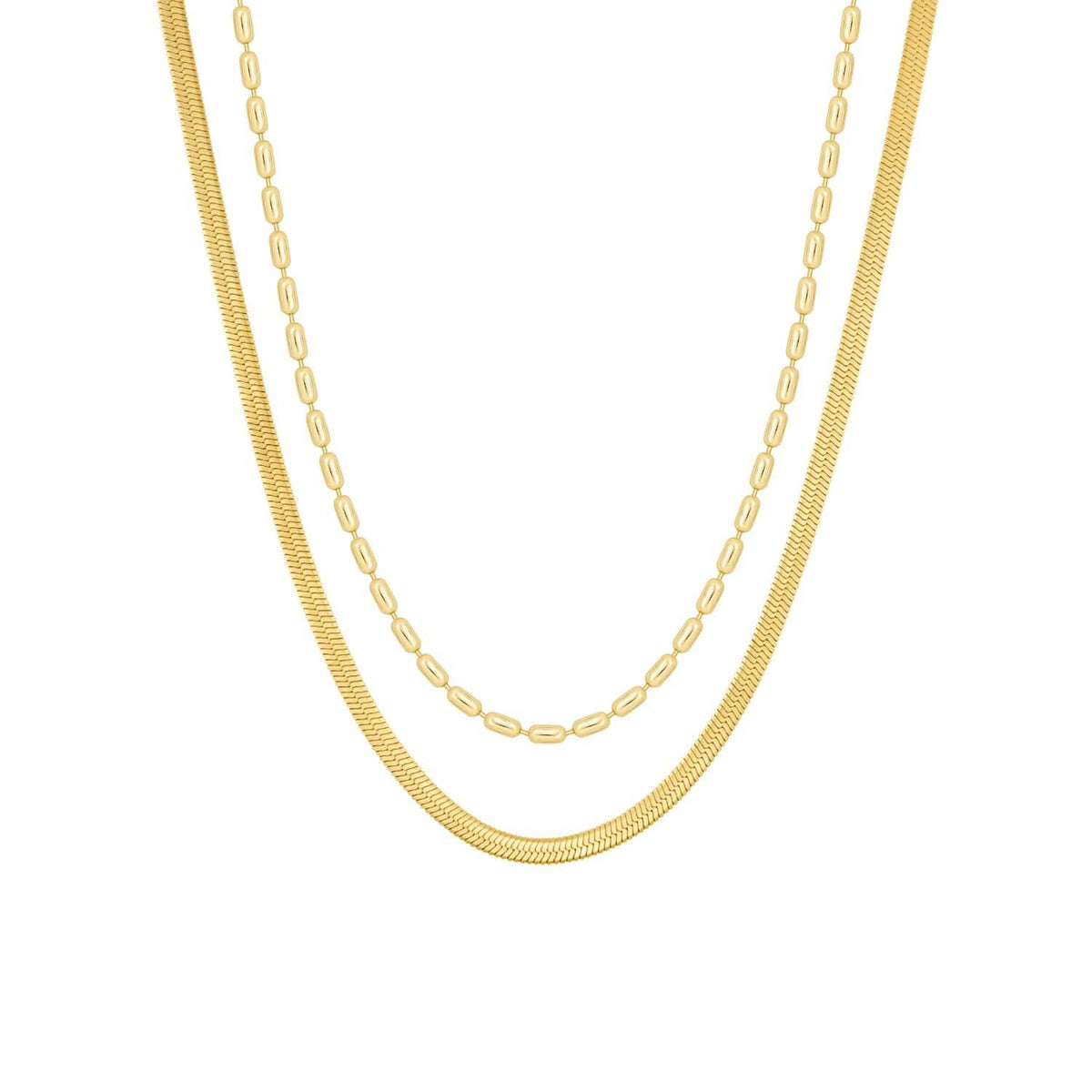 Urbanti Stainless Steel Jovi Layered Necklace