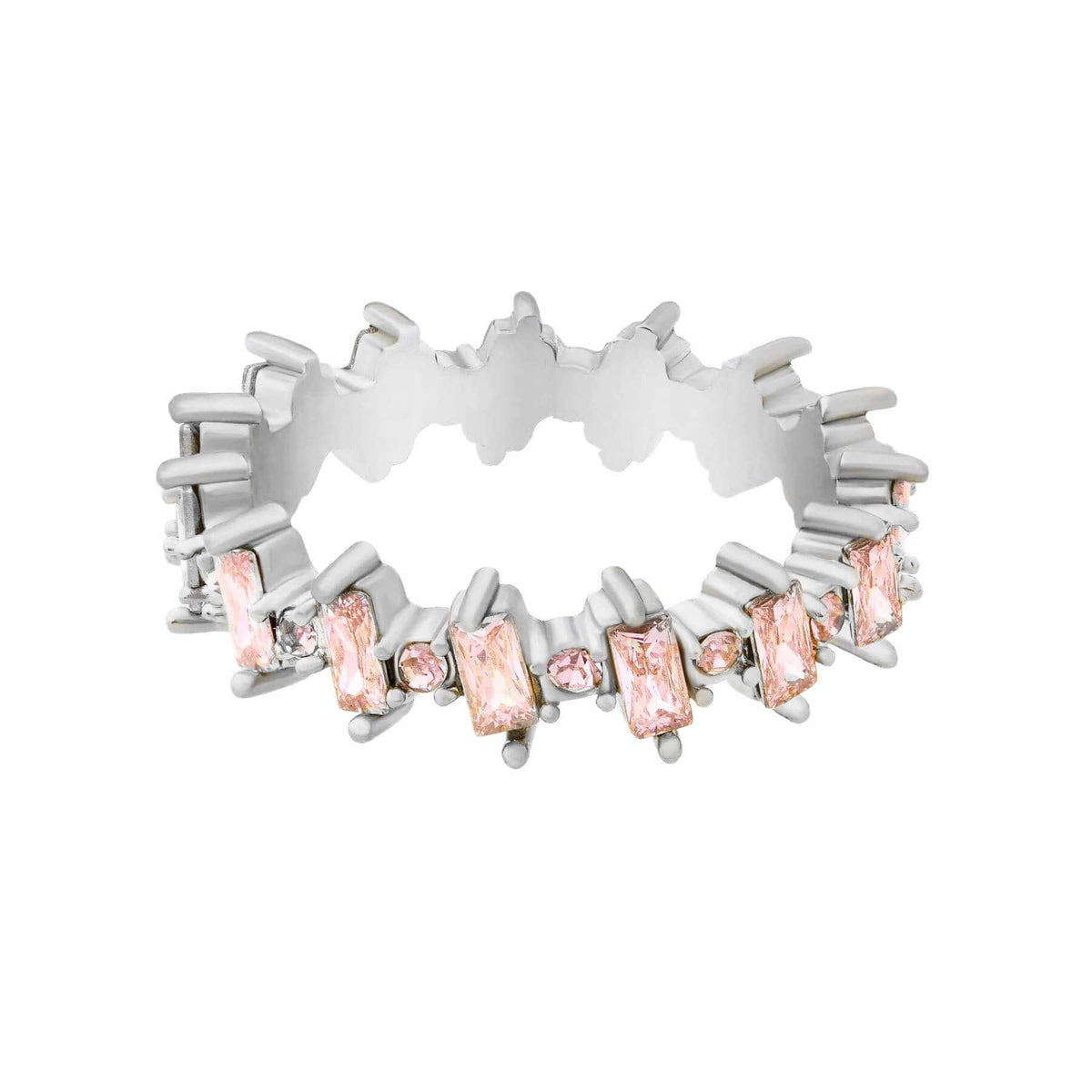 Urbanti Stainless Steel Juno Ring Silver / US 5 / UK J / EUR 49 (x small)