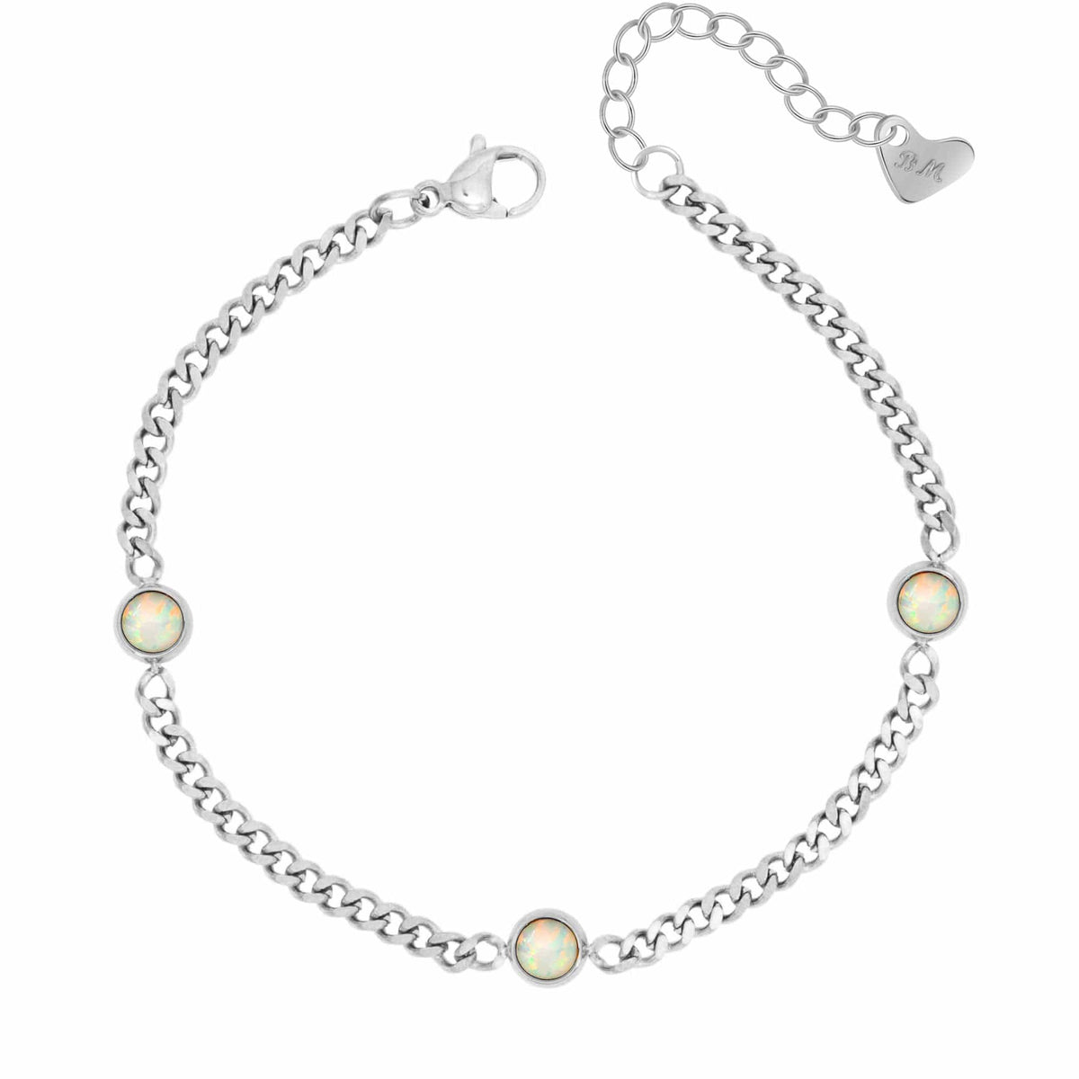 Urbanti Stainless Steel Karma Opal Bracelet
