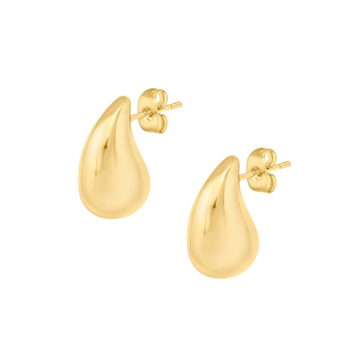 Urbanti Stainless Steel Kensington Stud Earrings Gold