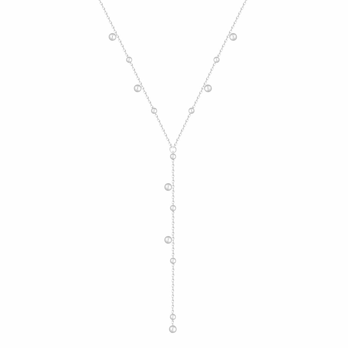 Urbanti Stainless Steel Kristy Lariat Necklace