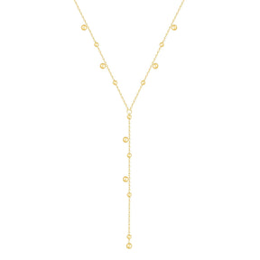 Urbanti Stainless Steel Kristy Lariat Necklace