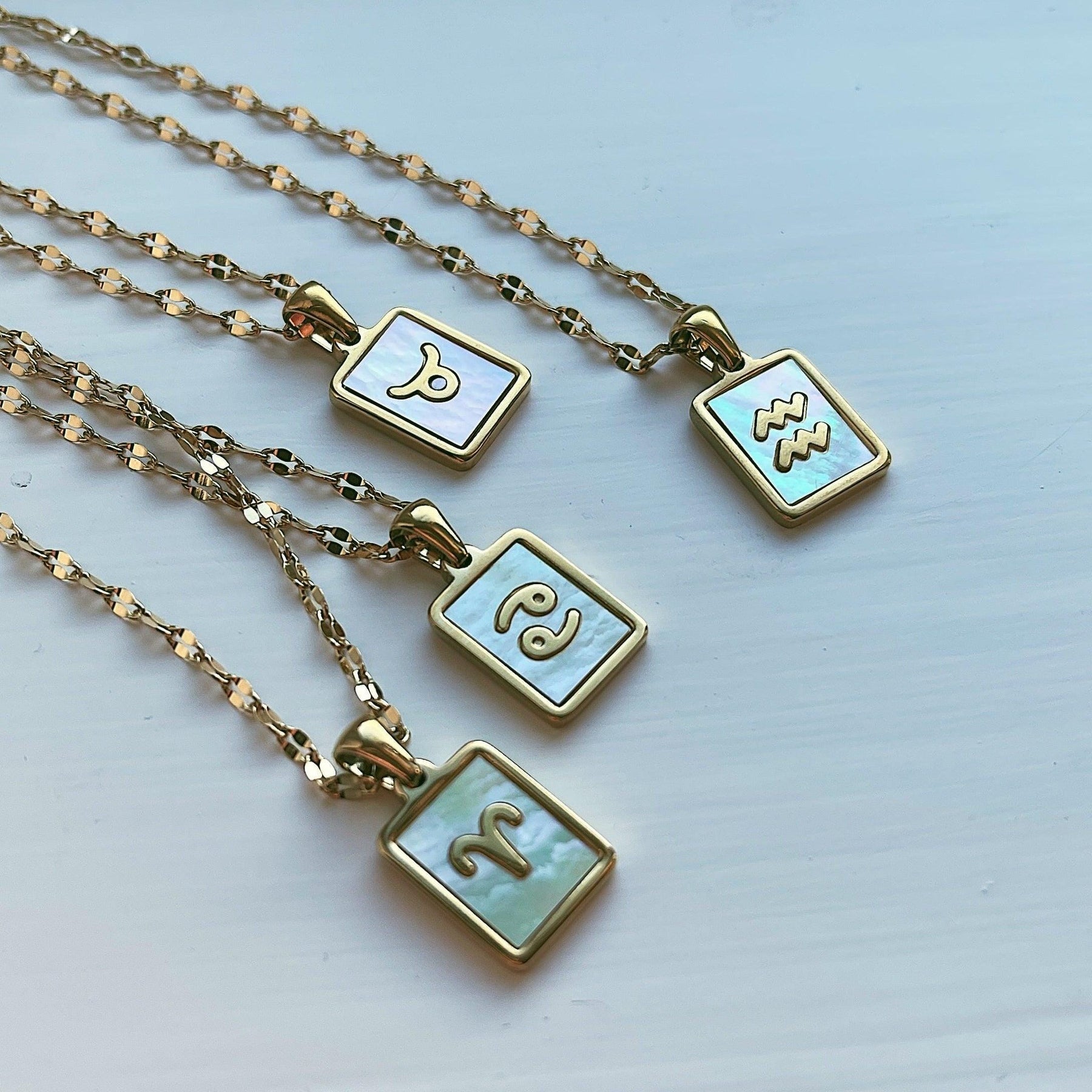 Urbanti Stainless Steel Labyrinth Zodiac Necklace