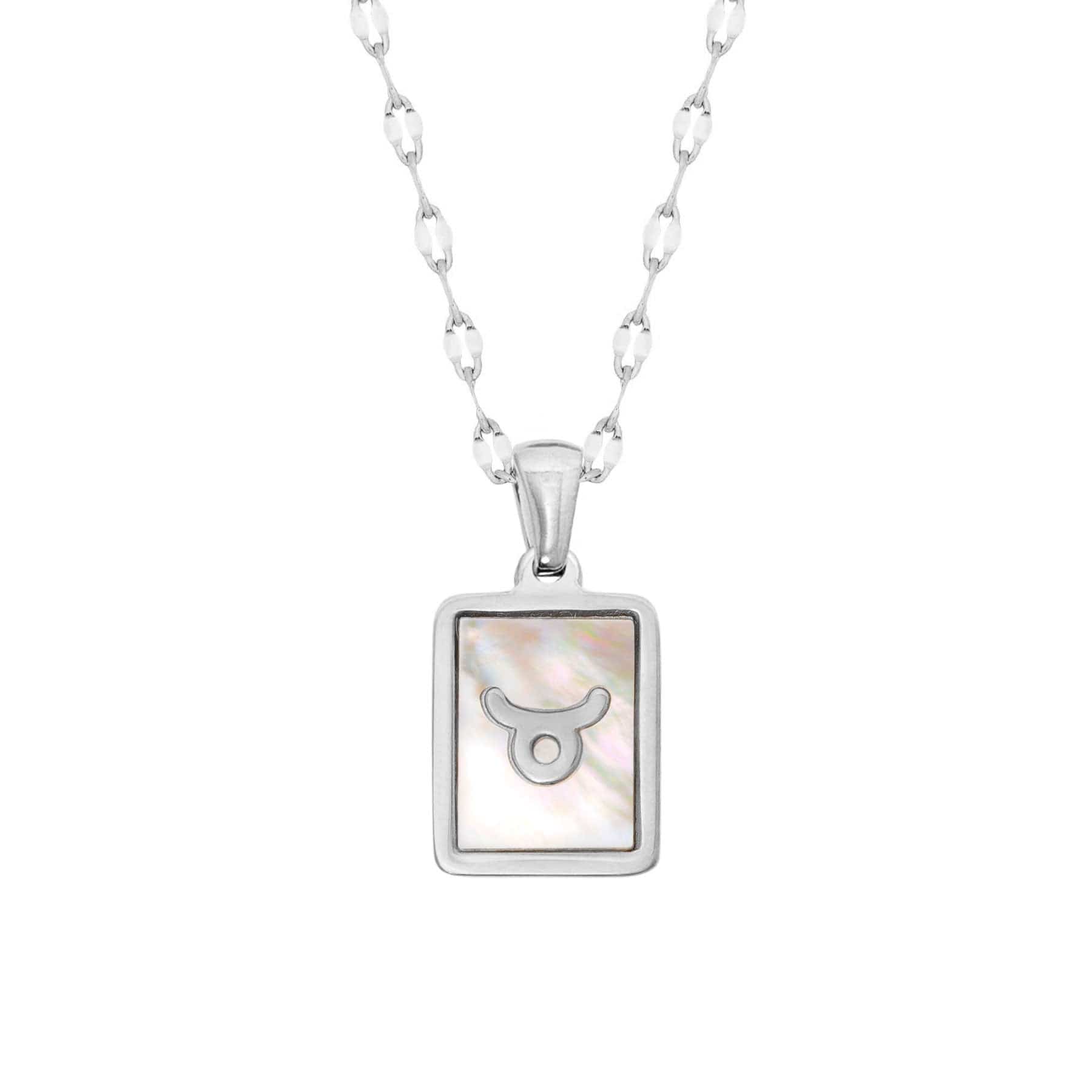 Urbanti Stainless Steel Labyrinth Zodiac Necklace