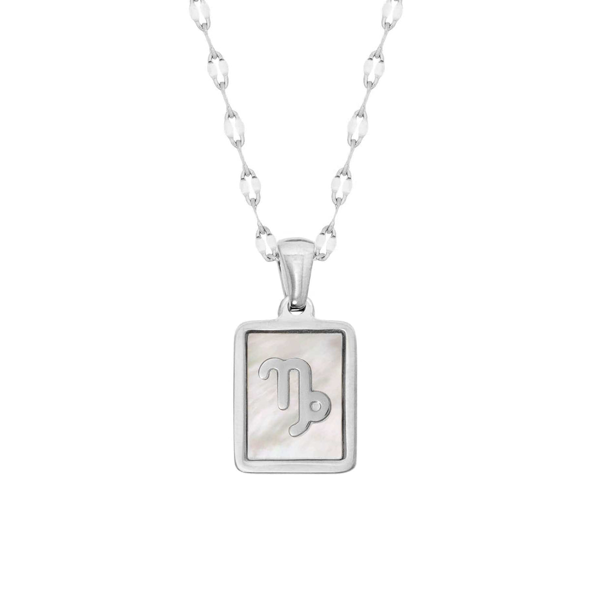 Urbanti Stainless Steel Labyrinth Zodiac Necklace