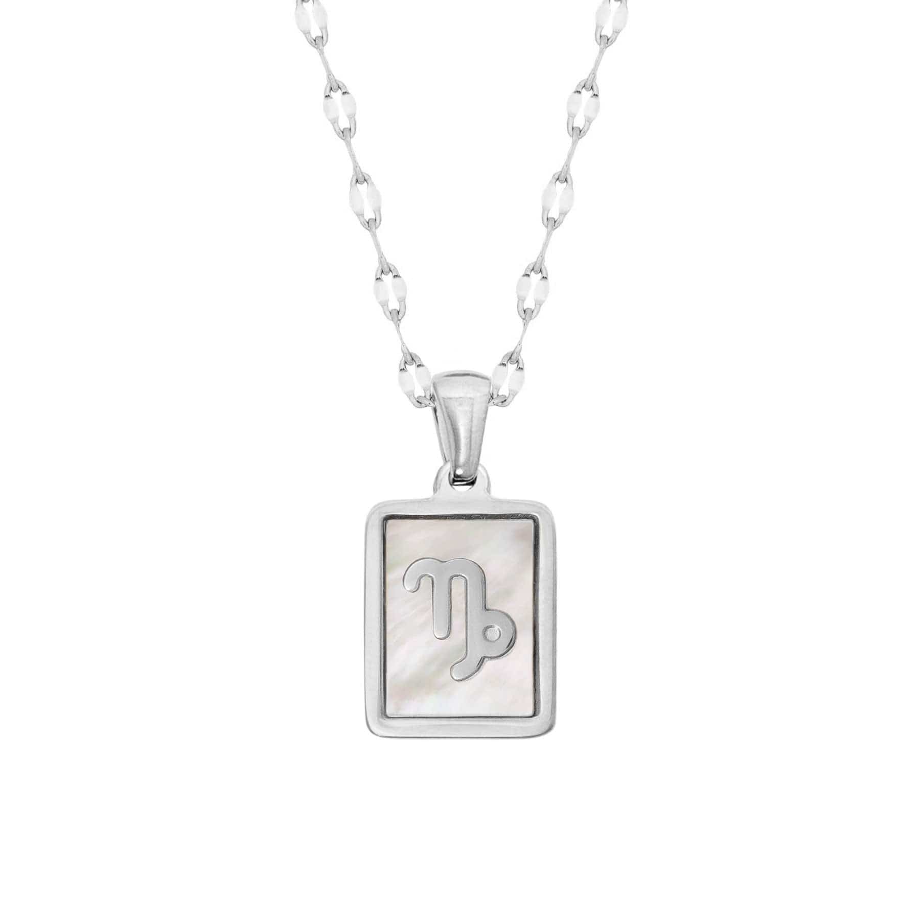Urbanti Stainless Steel Labyrinth Zodiac Necklace