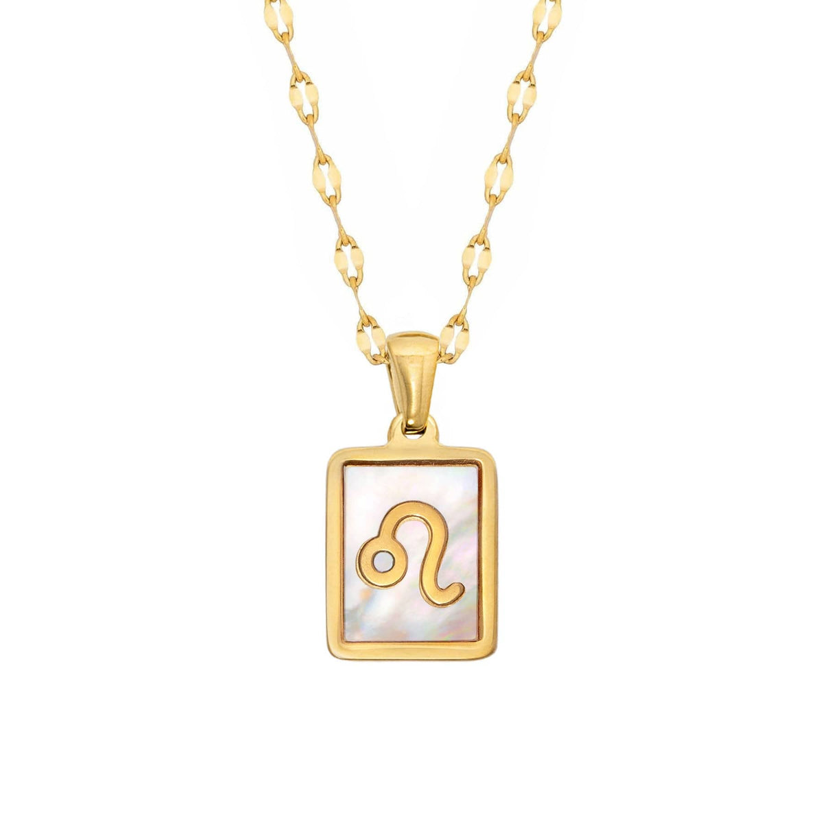 Urbanti Stainless Steel Labyrinth Zodiac Necklace