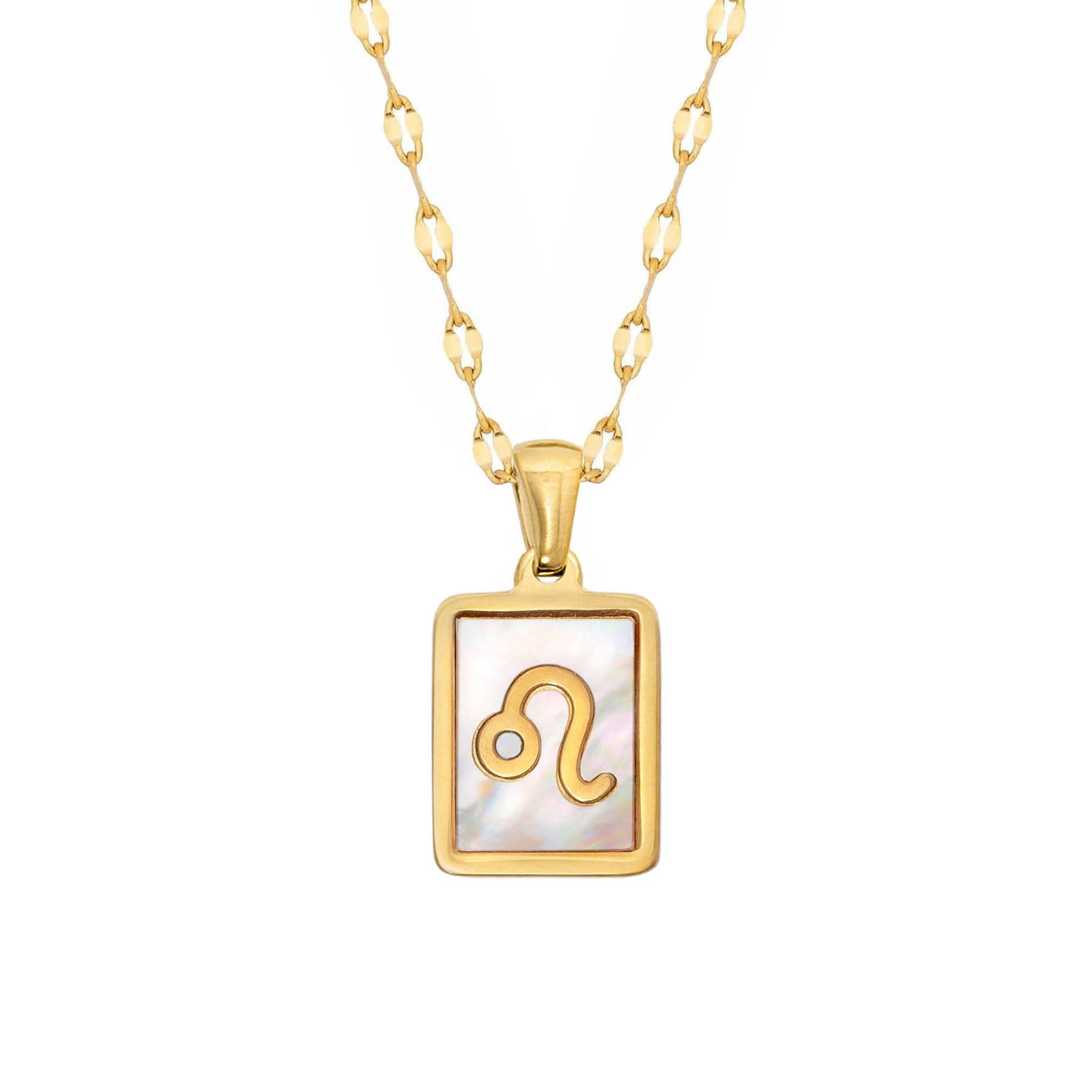Urbanti Stainless Steel Labyrinth Zodiac Necklace