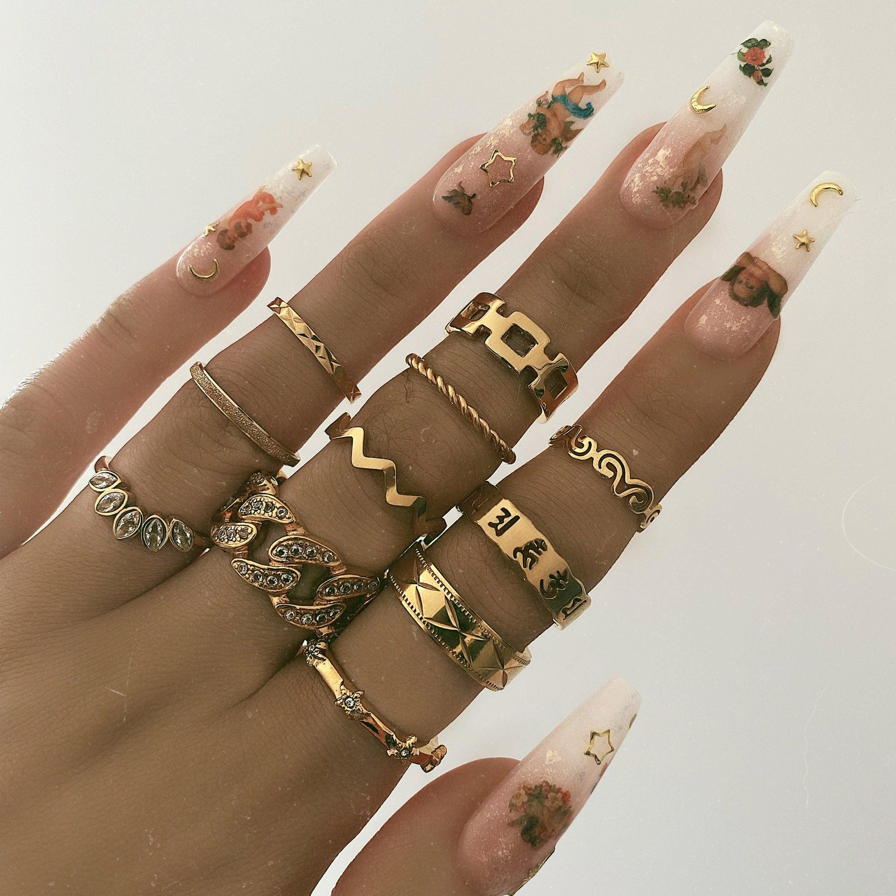 Urbanti Stainless Steel Lace Ring