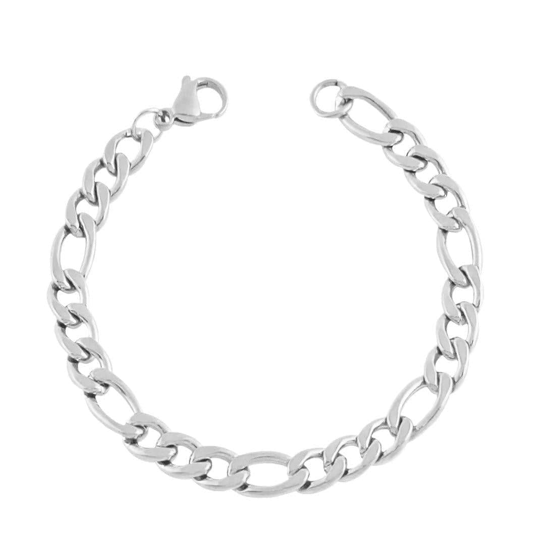 Urbanti Stainless Steel Laila Figaro Bracelet Silver / Small
