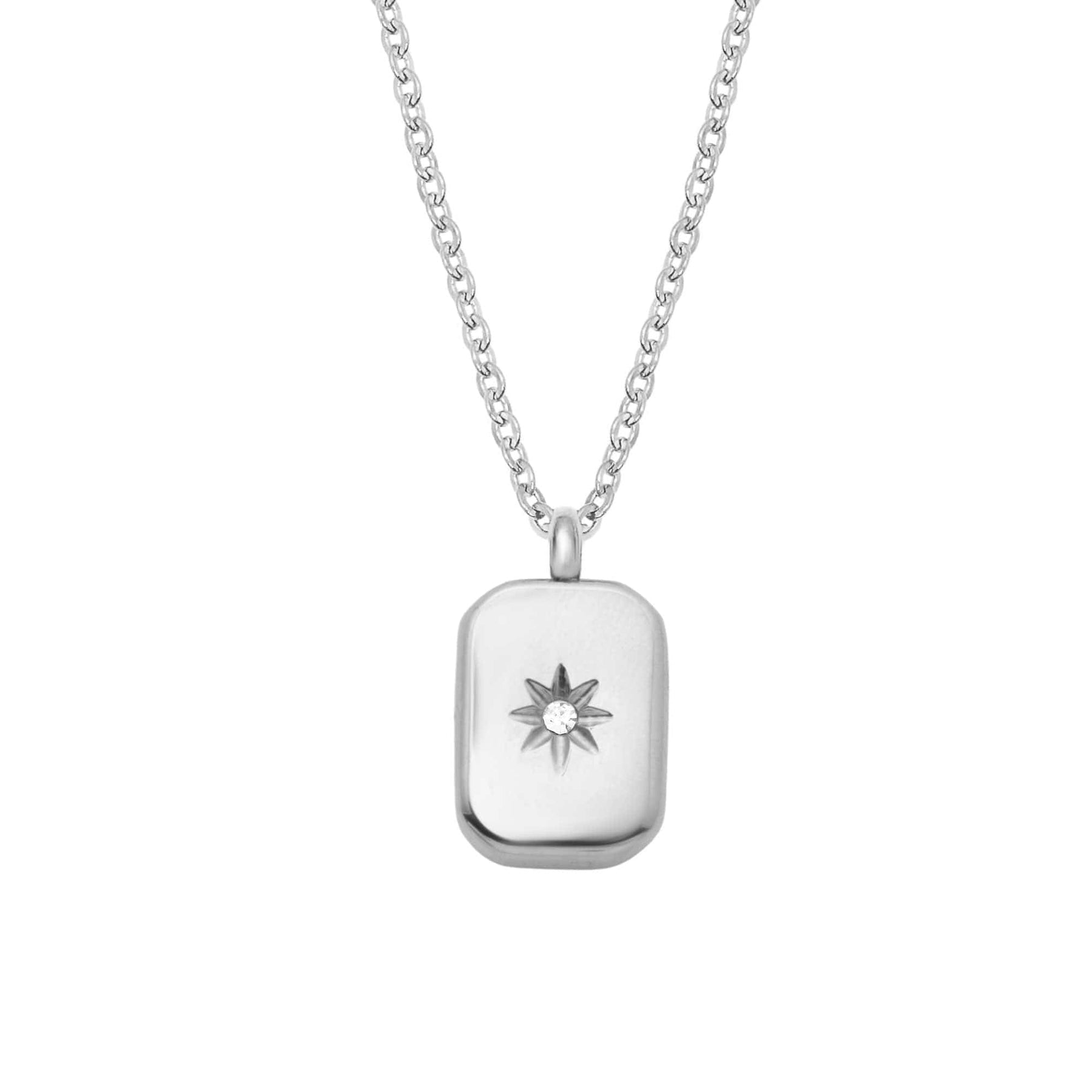 Urbanti Stainless Steel Lara Necklace Silver