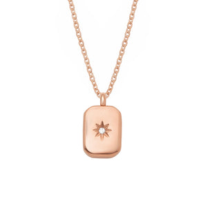 Urbanti Stainless Steel Lara Necklace Rose Gold