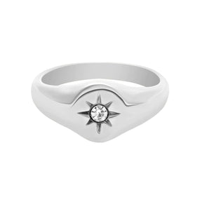 Urbanti Stainless Steel Lara Ring Silver / US 6 / UK L / EUR 51 (small)