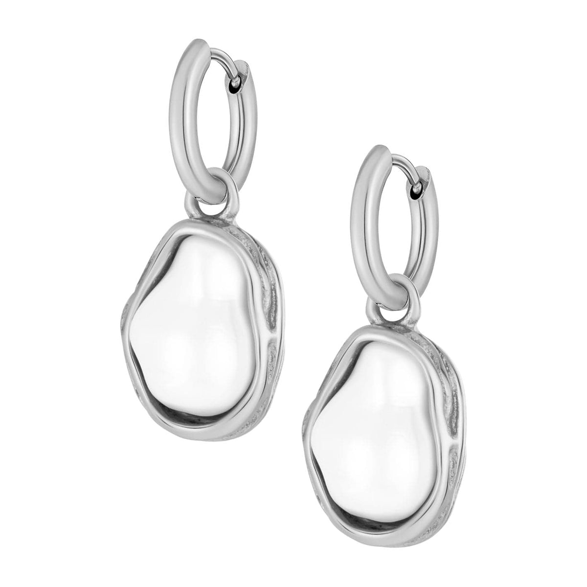 Urbanti Stainless Steel Larissa Hoop Earrings