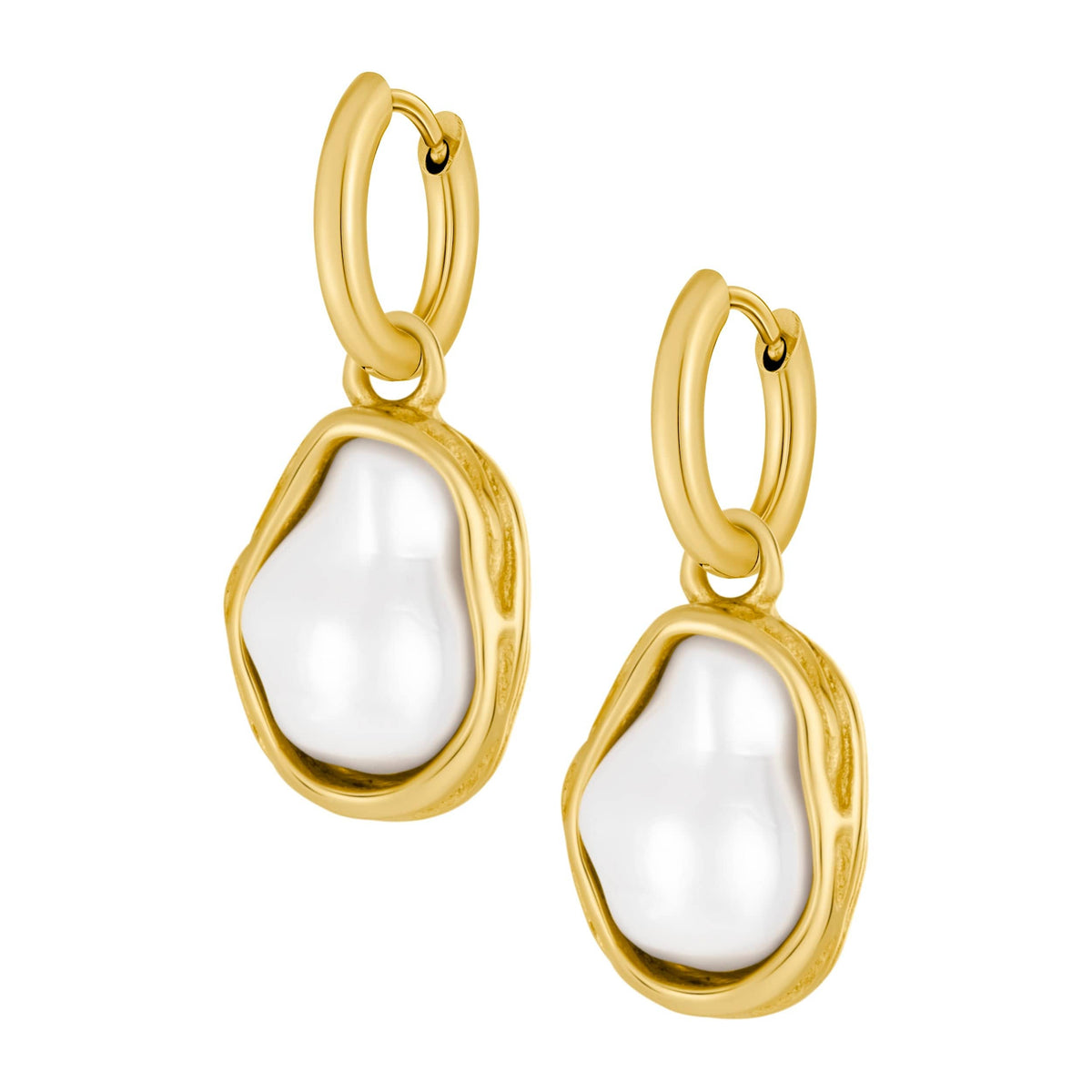 Urbanti Stainless Steel Larissa Hoop Earrings