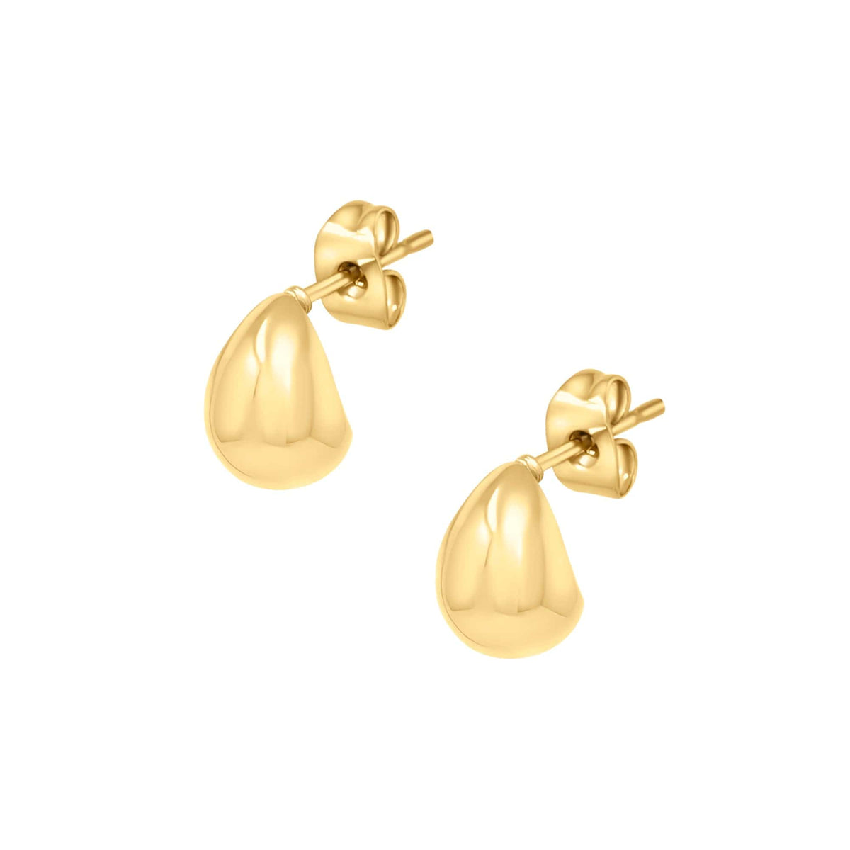 Urbanti Stainless Steel Larsa Stud Earrings Gold