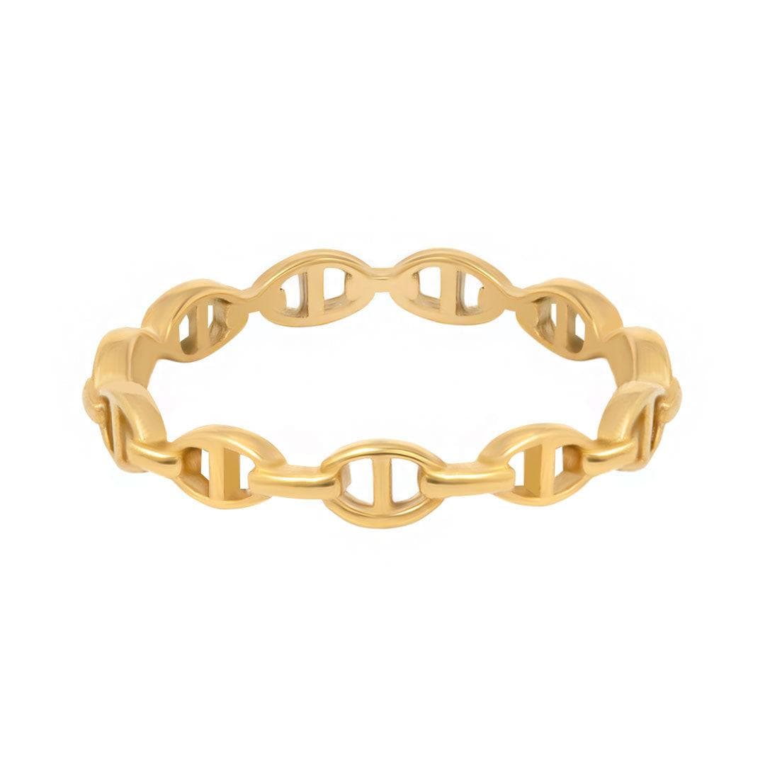 Urbanti Stainless Steel Letitia Ring Gold / US 6 / UK L / EUR 51 (small)