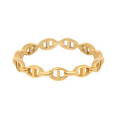 Urbanti Stainless Steel Letitia Ring Gold / US 6 / UK L / EUR 51 (small)