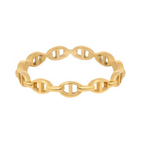 Urbanti Stainless Steel Letitia Ring Gold / US 6 / UK L / EUR 51 (small)