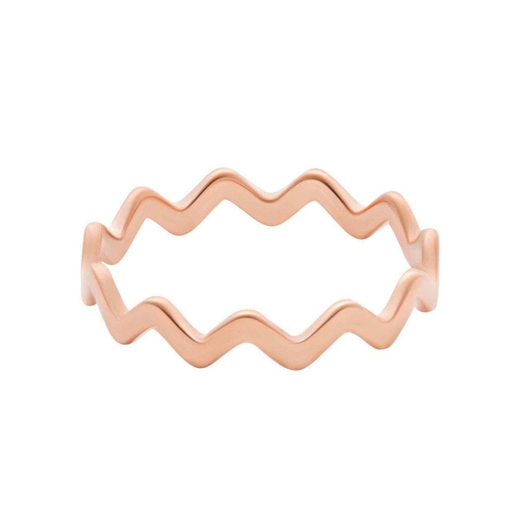 Urbanti Stainless Steel Libby Ring Rose Gold / US 4 / UK H / EUR 46 / (xxsmall)