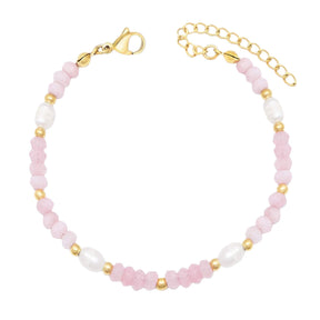 Urbanti Stainless Steel Lila Pearl Bracelet
