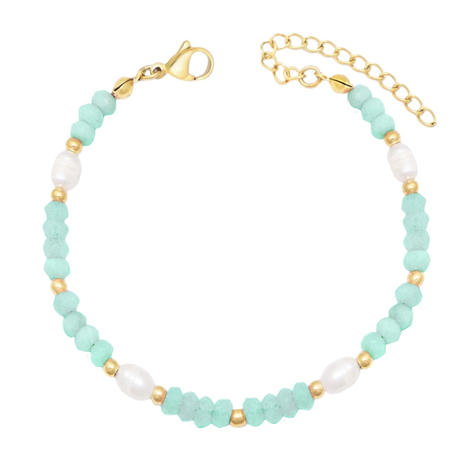 Urbanti Stainless Steel Lila Pearl Bracelet