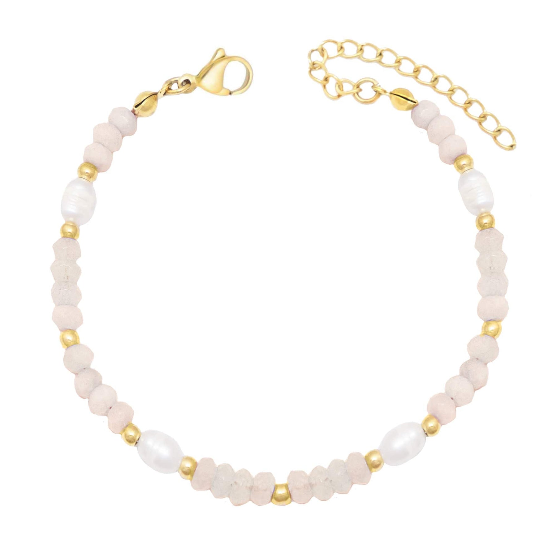 Urbanti Stainless Steel Lila Pearl Bracelet