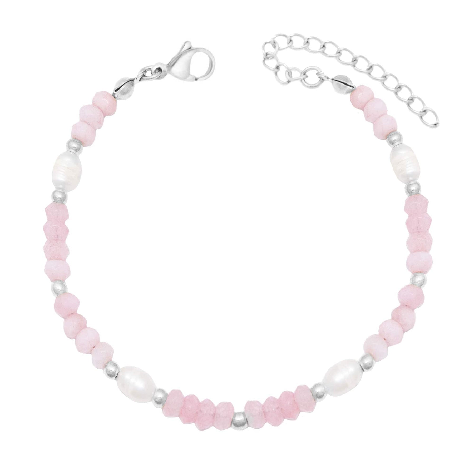 Urbanti Stainless Steel Lila Pearl Bracelet