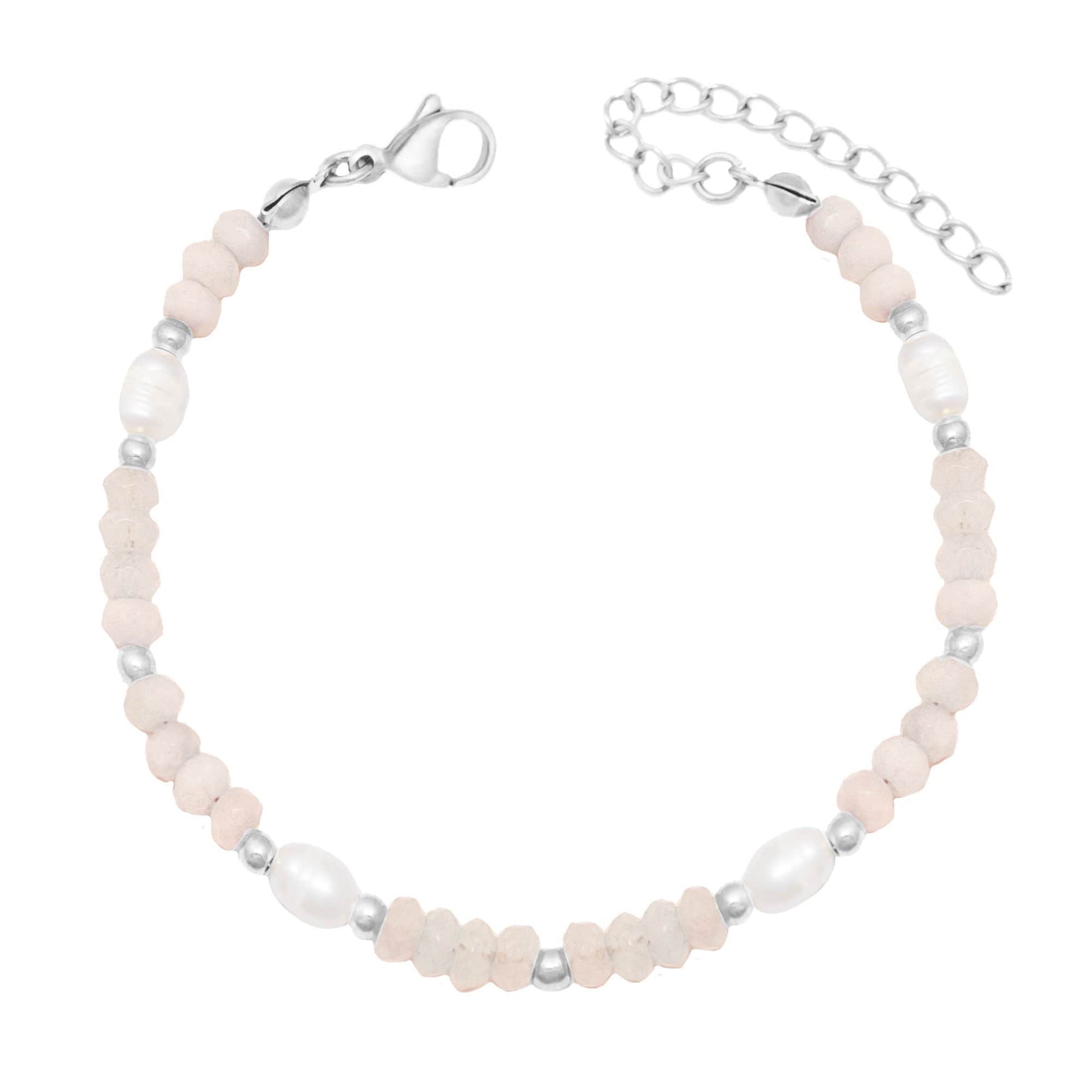 Urbanti Stainless Steel Lila Pearl Bracelet